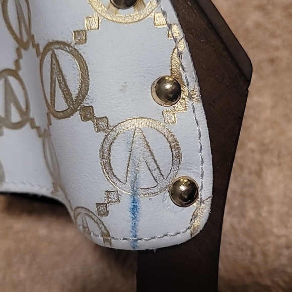 VALENTINO BY MARIO VALENTINOKiki Heeled Slide Sandal SZ 7.5 MARKED EU 38 - Picture 8 of 14